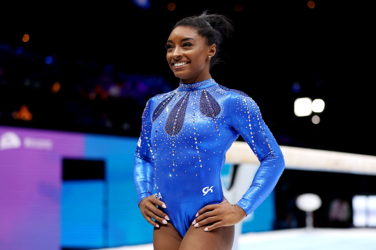 Simone Biles at the competition.