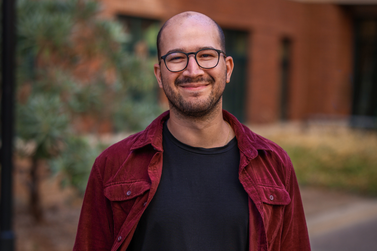 The image shows Luis, a participant at ABC Silicon Valley 2025.
