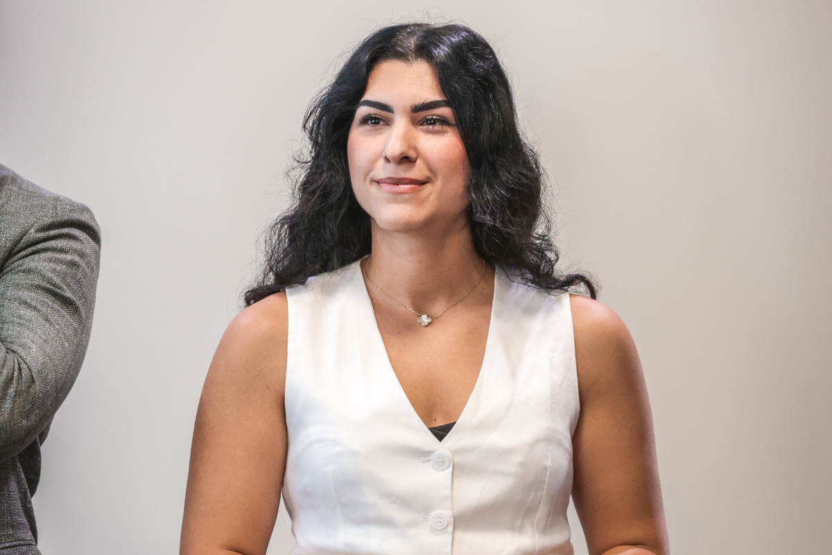The picture shows Tamara, a participant at ABC Silicon Valley 2025.