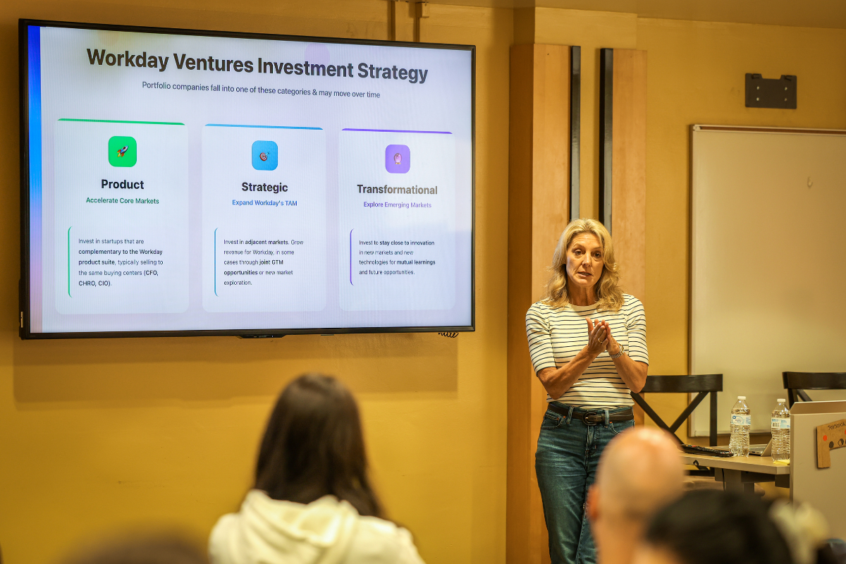 Pictured is Barbry McGann - one of the guest speakers during ABC Silicon Valley 2025.
