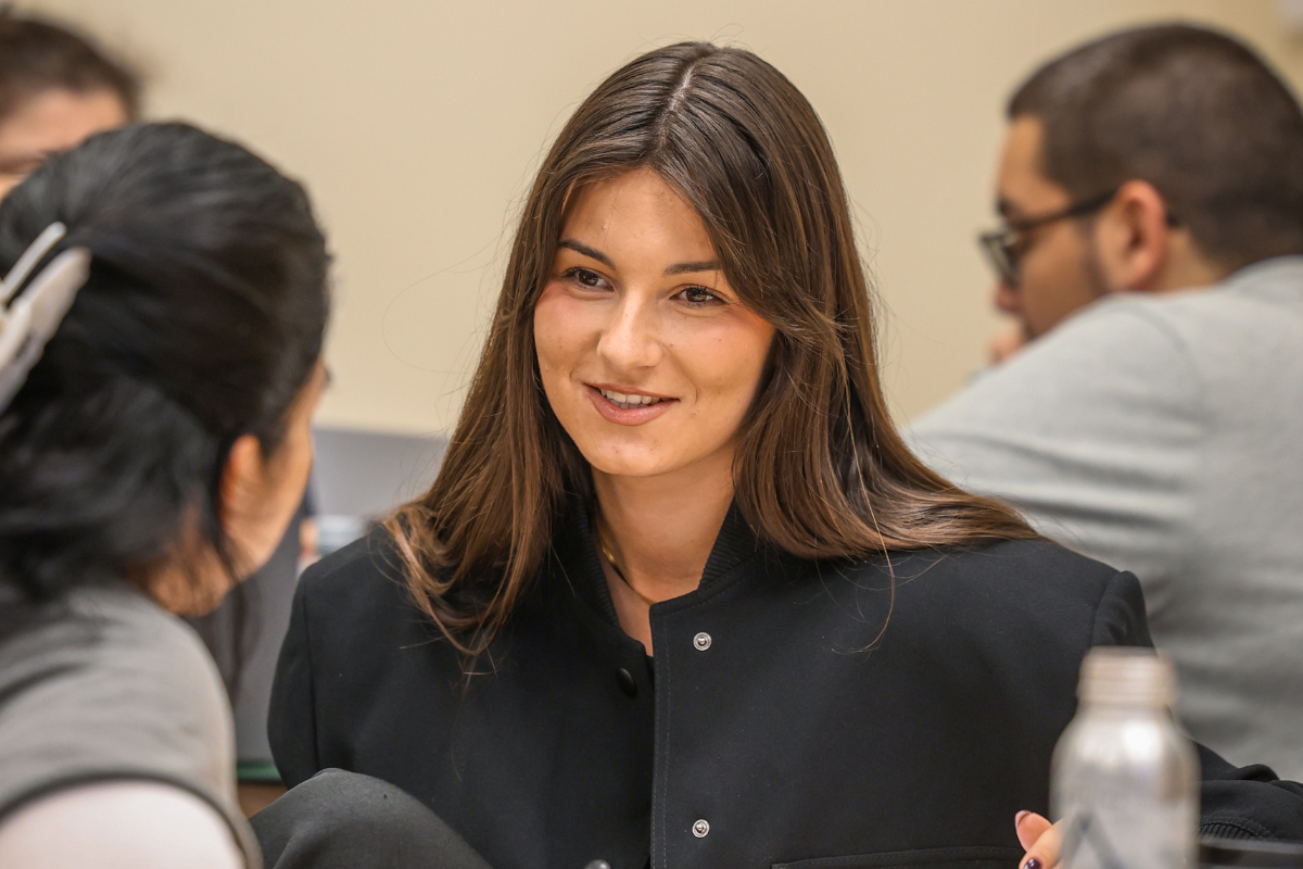 The picture shows Lena – one of the participants of ABC Silicon Valley 2025.