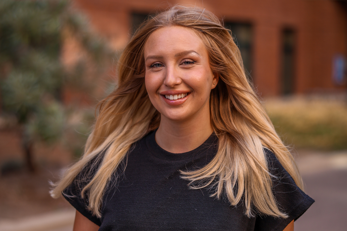 The picture shows one of the ABC Silicon Valley participants - Nika.