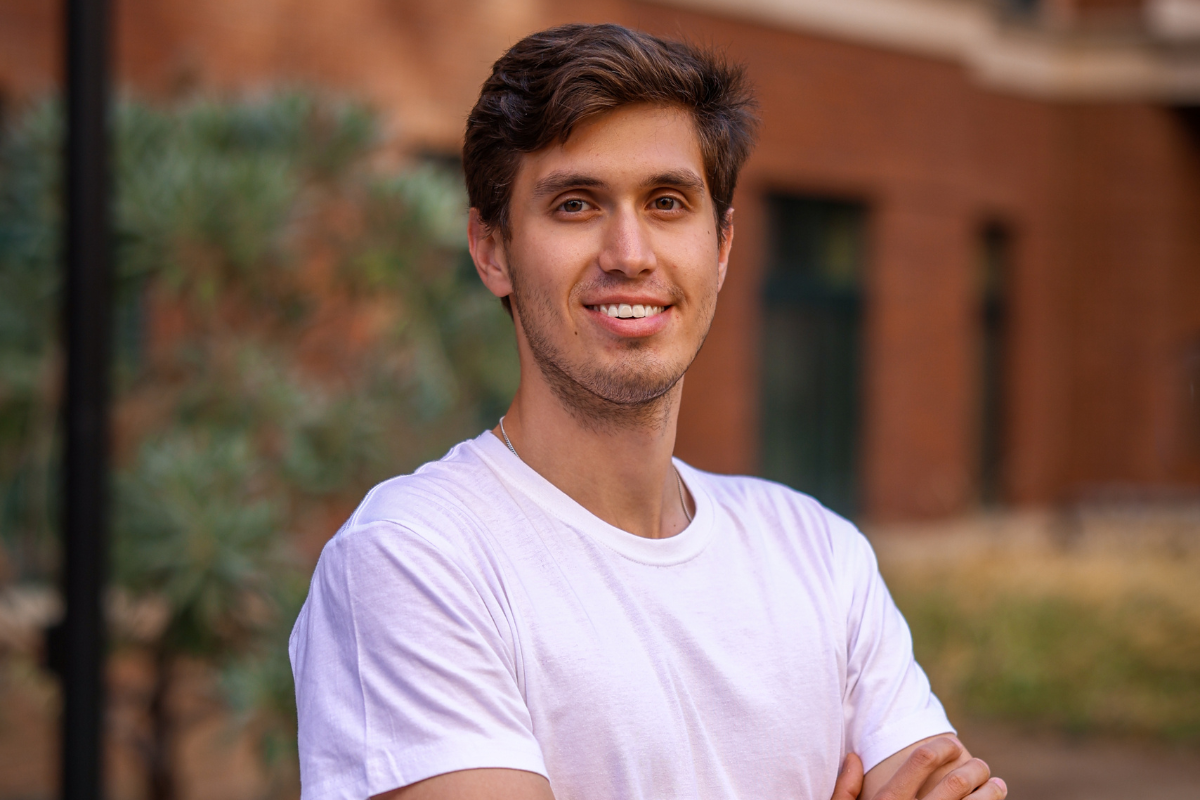 The picture shows Fabian – one of the participants of ABC Silicon Valley 2025.