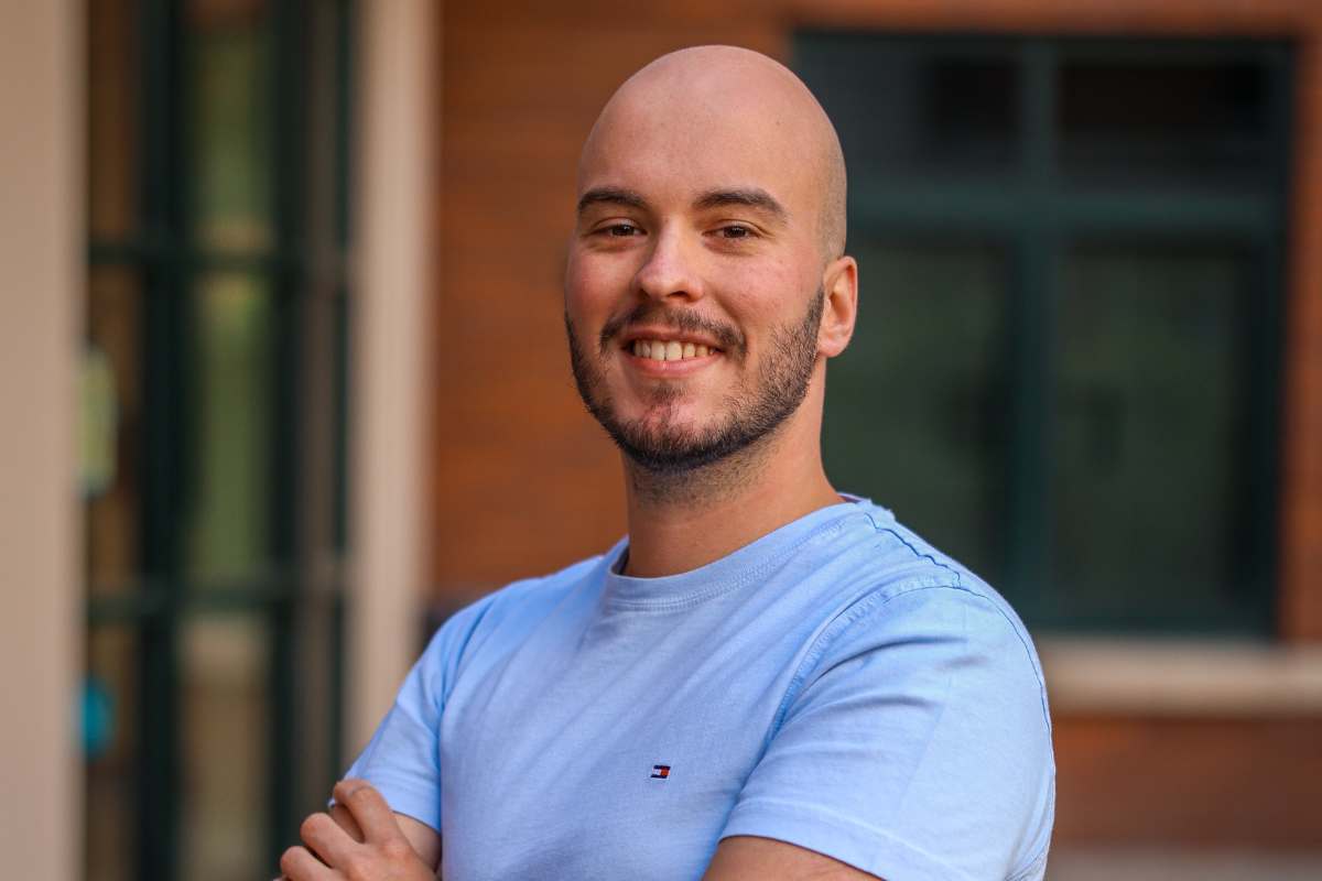 The picture shows Viktor, an ABC Silicon Valley participant.