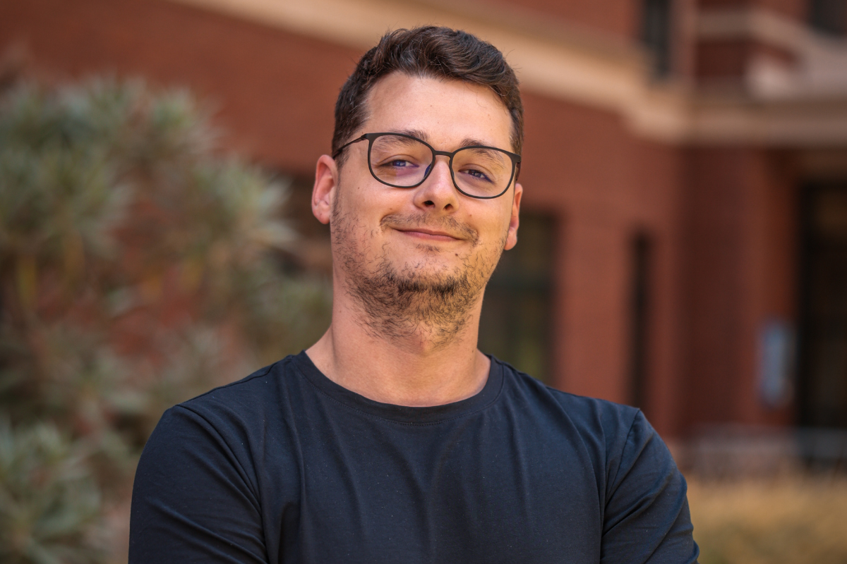 The picture shows Domagoj, an ABC Silicon Valley participant.