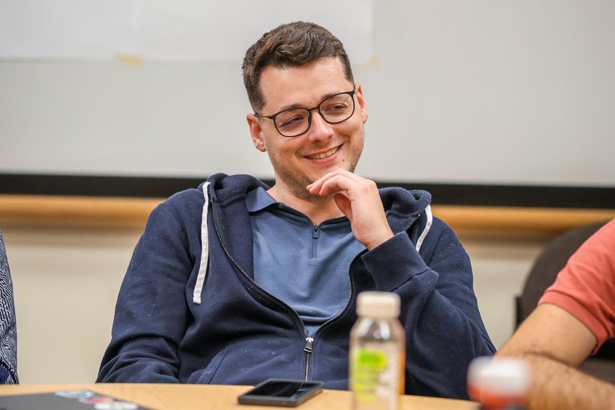 The picture shows Domagoj, an ABC Silicon Valley participant.